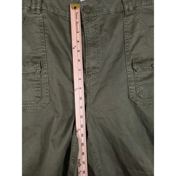 FRAME UTILITY POCKET PANTS GREEN WASHED WINTER MOSS Women's Size 33 NWT - Picture 8 of 14